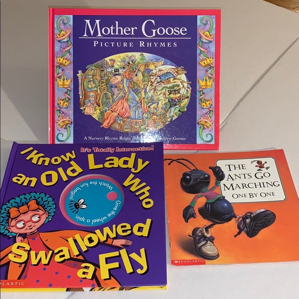 SALE!! Nursery rhyme books rebus.